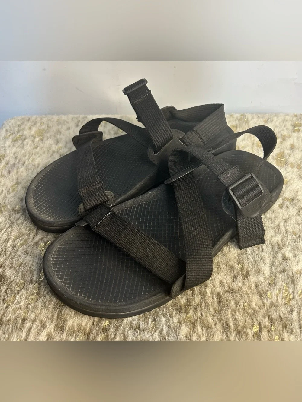 Chaco Black Sandals Mens Size 9